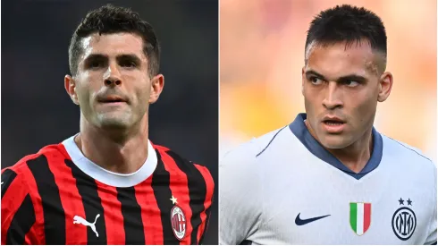 Christian Pulisic (left) and Lautaro Martinez (right)