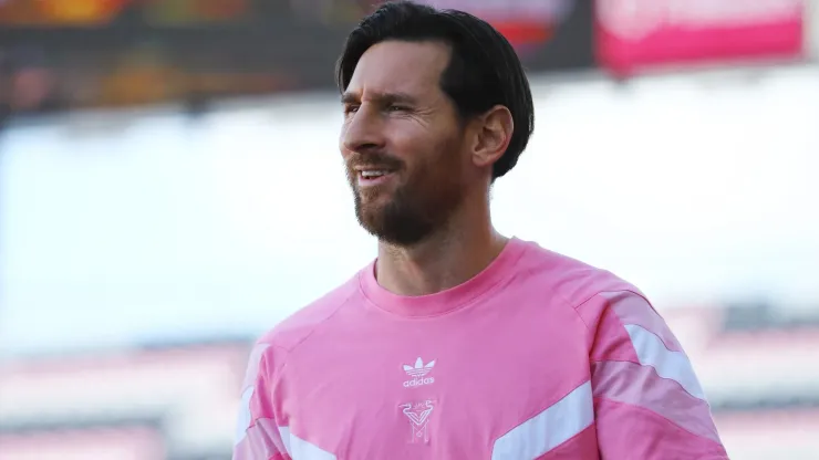 Lionel Messi #10 of Inter Miami CF arrives prior to an MLS match between Inter Miami CF and Toronto FC at Chase Stadium on April 06, 2025 in Fort Lauderdale, Florida.