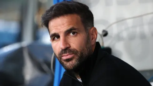 Como 1907 coach Cesc Fabregas looks on before the Serie A match between Como 1907 and FC Internazionale at Stadio G. Sinigaglia on May 23, 2025 in Como, Italy.