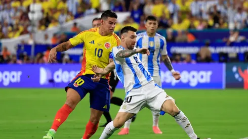 Nicolás Otamendi and Colombian midfielder Richard Ríos exchanged words at midfield in a fiery confrontation.