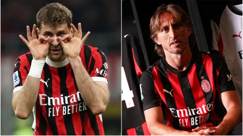 Santiago Gimenez (left) and Luka Modric (right)