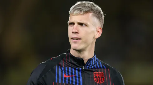 Daniel Olmo of FC Barcelona looks onduring the LaLiga match between UD Las Palmas and FC Barcelona at Estadio Gran Canaria on February 22, 2025 in Las Palmas, Spain.