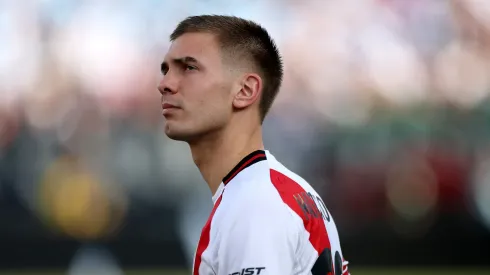 Due to FIFA regulations, Mastantuono cannot officially train with the first team until August 14, when he turns 18.