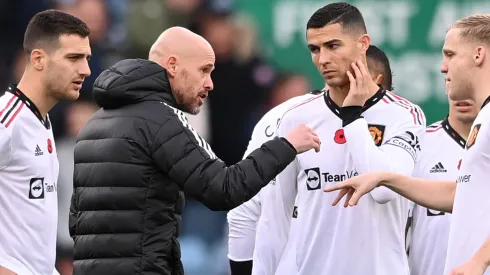 Cristiano Ronaldo and Erik ten Hag
