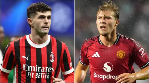 Christian Pulisic and Rasmus Hojlund.