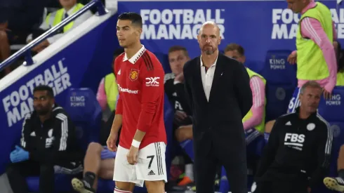 Cristiano Ronaldo and Erik ten Hag