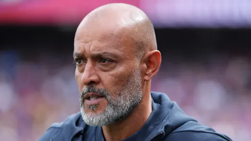 Nuno Espirito Santo, Manager of Nottingham Forest, looks on prior to the Premier League match between Crystal Palace and Nottingham Forest at Selhurst Park on August 24, 2025 in London, England.