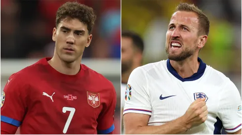 Dusan Vlahovic (left) and Harry Kane (right)