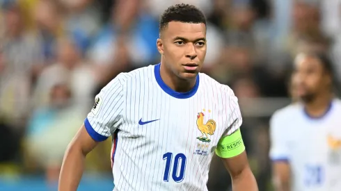 Kylian Mbappe of France looks on during the FIFA World Cup 2026 qualifier match between Ukraine and France at Tarczynski Arena on September 05, 2025 in Wroclaw, Poland.