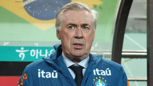 Head coach Carlo Ancelotti of Brazil.
