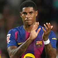 Barcelona star Marcus Rashford takes a jab to Man United after his impressive performances