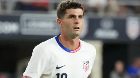 Christian Pulisic #10 of the United States looks on.