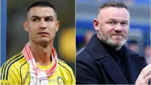 Cristiano Ronaldo of Al Nassr and English legend Wayne Rooney.