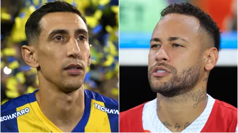 Angel Di Maria and Neymar were teammates at PSG.