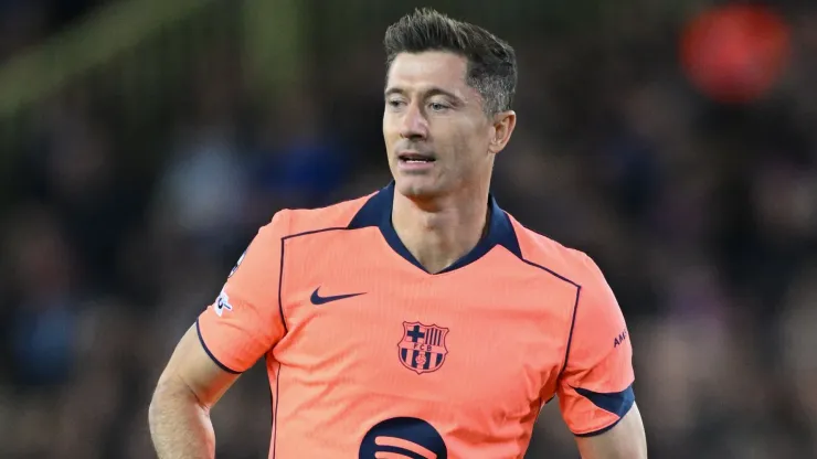 Robert Lewandowski of FC Barcelona.