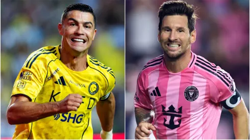 Cristiano Ronaldo of Al Nassr and Lionel Messi of Inter Miami.