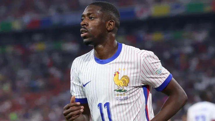Ousmane Dembele of France during the UEFA EURO 2024 semi-final match between Spain v France at Munich Football Arena on July 09, 2024 in Munich, Germany.