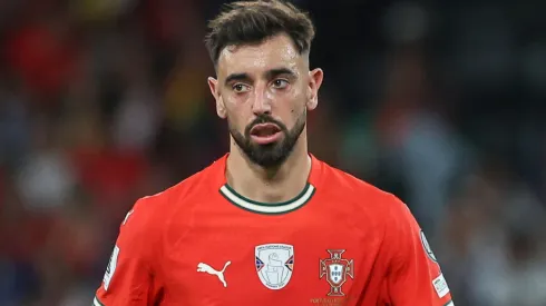 Bruno Fernandes of Portugal during the FIFA World Cup 2026 qualifier.