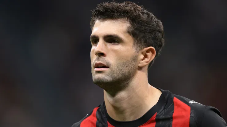 Christian Pulisic of AC Milan during the Coppa Italia Frecciarossa Round of 16.