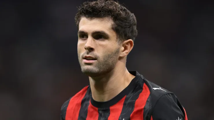 Christian Pulisic of AC Milan during the Coppa Italia.