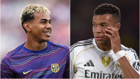 Lamine Yamal and Kylian Mbappe.