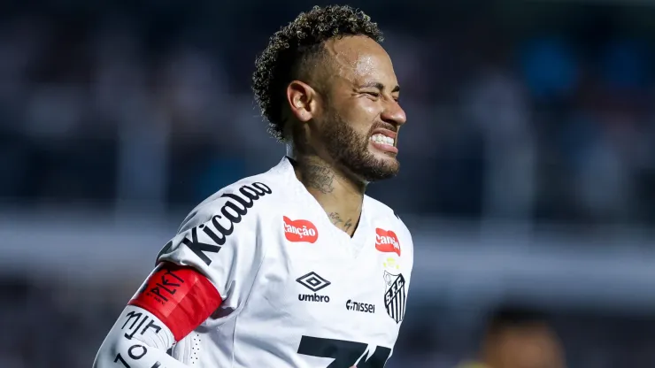 Neymar Junior of Santos.