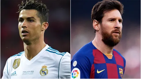 Cristiano Ronaldo of Real Madrid CF and Lionel Messi of FC Barcelona.