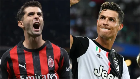 Christian Pulisic (left) and Cristiano Ronaldo (right)