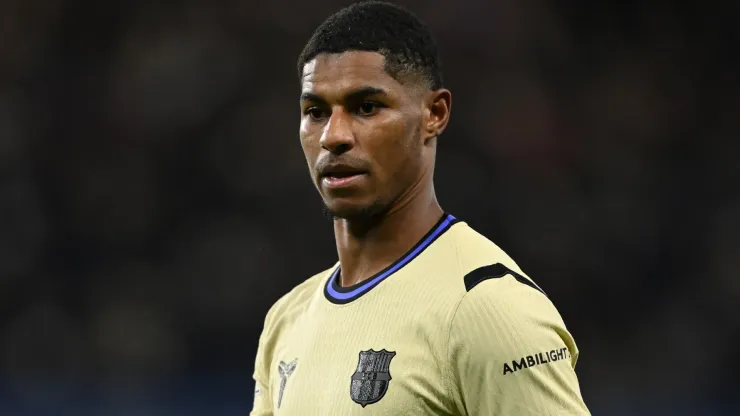 Marcus Rashford of Barcelona looks on during the UEFA Champions League 2025/26.