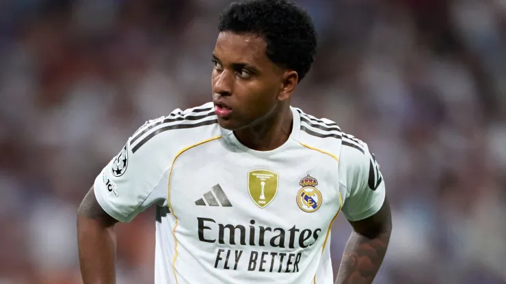 Rodrygo Goes of Real Madrid looks on during the UEFA Champions League 2025/26.