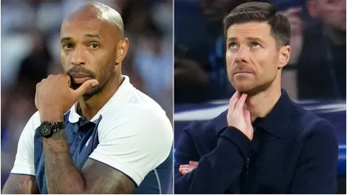 French legend Thierry Henry and Xabi Alonso, Head Coach of Real Madrid.