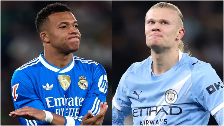 Kylian Mbappe and Erling Haaland.