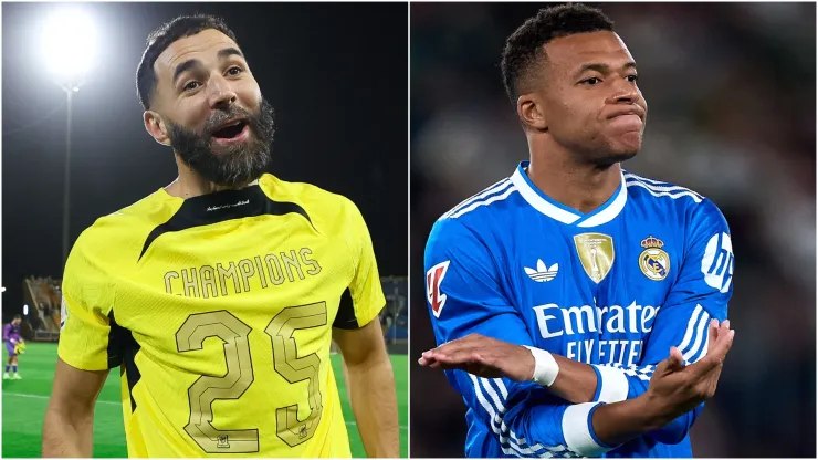 Karim Benzema and Kylian Mbappe.