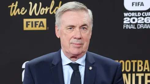 Carlo Ancelotti, Head Coach of Brazil, poses on the red carpet prior to the FIFA World Cup 2026 Official Draw.