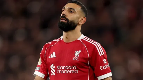 Mohamed Salah of Liverpool during the Premier League match.