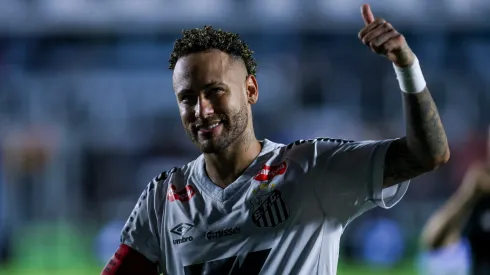 Neymar Junior of Santos.