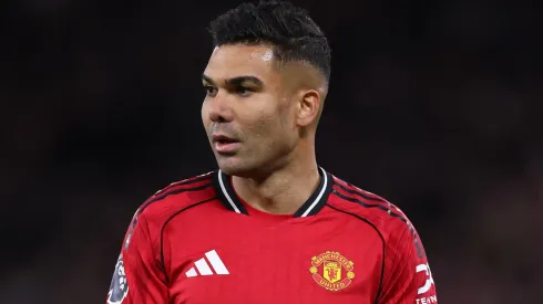 Casemiro of Manchester United during the Premier League match.