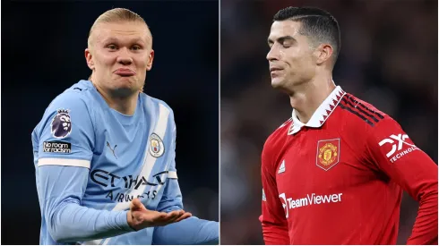 Erling Haaland and Cristiano Ronaldo.