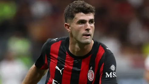 Christian Pulisic of AC Milan looks on during the Coppa Italia.