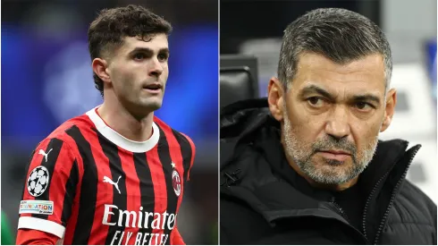 Christian Pulisic (left), and Sergio Conceicao (right)
