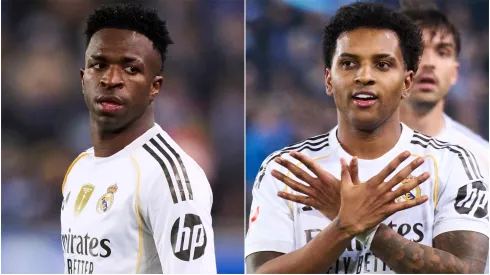 Real Madrid's Vinicius Jr and Rodrygo.