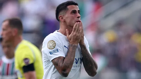 Joao Cancelo #20 of Al Hilal reacts in the FIFA Club World Cup 2025.