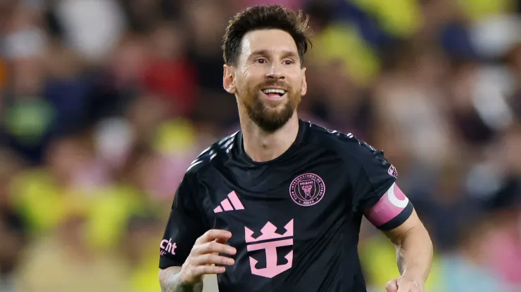 Lionel Messi #10 of Inter Miami against Nashville SC.