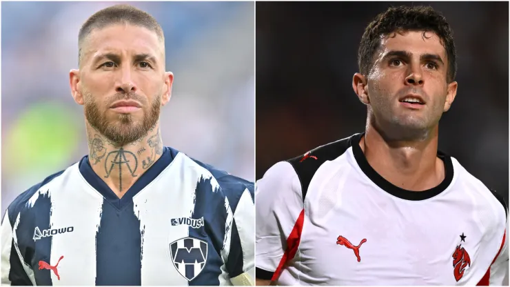 Sergio Ramos (left) and Christian Pulisic (right)