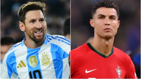 Lionel Messi of Argentina and Cristiano Ronaldo of Portugal.
