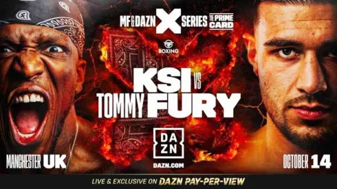 KSI y Tommy Fury.
DAZN