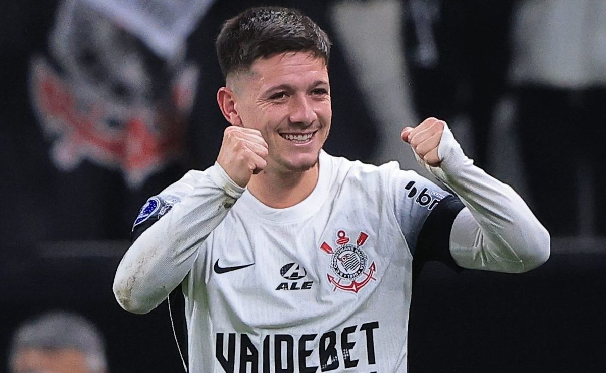 Rodrigo Garro se encanta pela Fiel, após gol no Corinthians