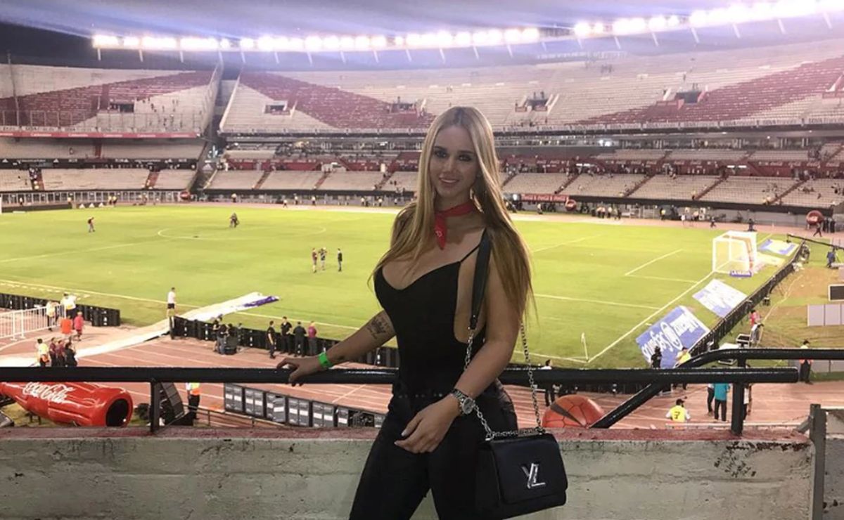 Daniela Rendón calentó el Superclásico alentando a Armani - Bolavip