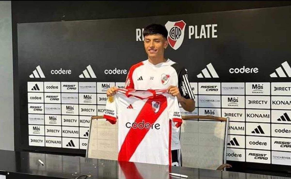 Agustín Ruberto renovó su contrato con River y ya tiene nuevo dorsal ...