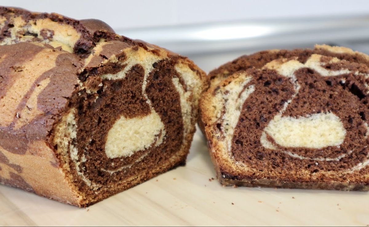 ¿Cómo hacer queque marmoleado? Receta paso a paso